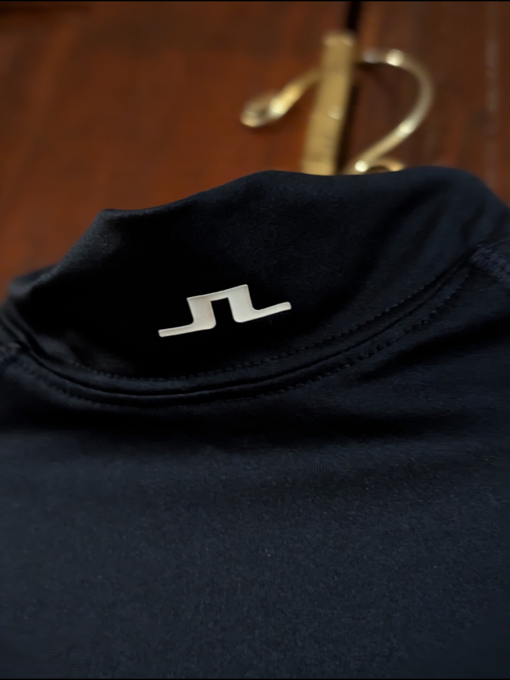 J. Lindeberg Thermal Long Sleeve Top - Navy - Picture 4 of 6